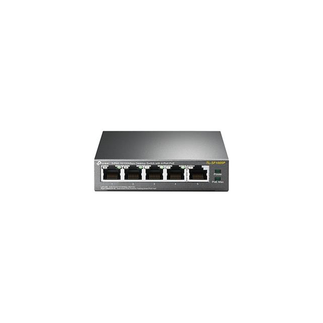 TP-Link TL-SF1005P - PoE switch, 5xLAN/4xPoE, 58W