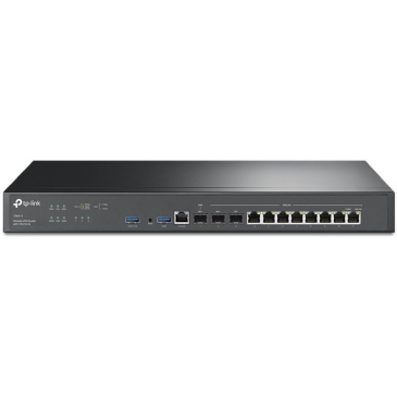 TP-Link ER8411 Omada VPN Router s porty 10G ((2× 10GE SFP+, 1× 1GE SFP, 8× 1GE, 1× RJ45 Console