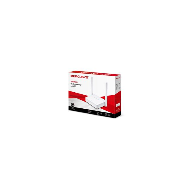 MERCUSYS MW301R - N300 Wi-Fi N Router 1xWAN 2xLAN, 2 fixed antennas