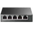 TP-Link TL-SF1005LP switch  5x 10/100Mbps 4x PoE 802.3af (až 15,4W/port) PoE budget 41W