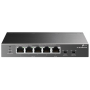 TP-Link TL-SG1005P-PD Switch 1x GLAN s PoE-in, 4x GLAN s PoE+ ( PoE extender switch až 250M 