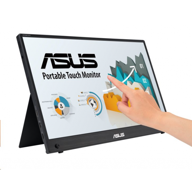 ASUS ZenScreen MB16AMTR 15,6" IPS prenosný dotykový USB-C monitor 1920x1080 5ms 250cd mini-HDMI