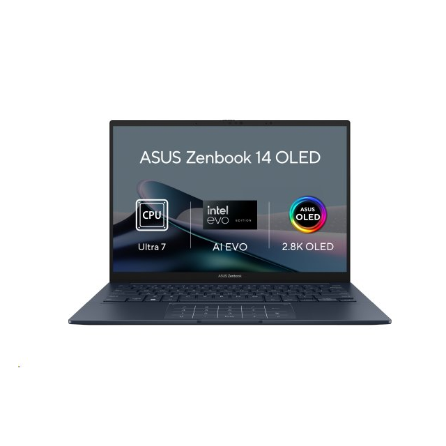 ASUS Zenbook 14 UX3405MA-OLED165X,Intel  Ultra 7-155H, 14.0˝ 2880 x 1800/Touch, UMA, 16GB, SSD 1TB,