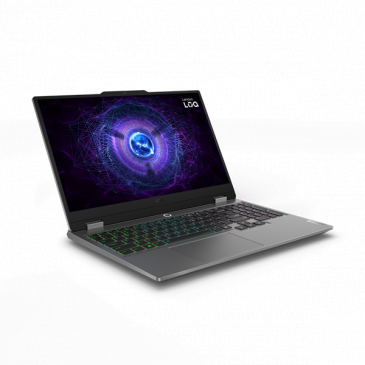 Lenovo IP LOQ 15IAX9I, i5-12450H, 15.6˝ 1920x1080 FHD, RTX4050/6GB, 16GB, SSD 512GB, FDOS, šedý, 2y