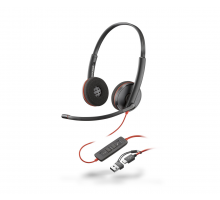 Poly Plantronics BLACKWIRE 3220 headset Stereo, USB-A / USB-C