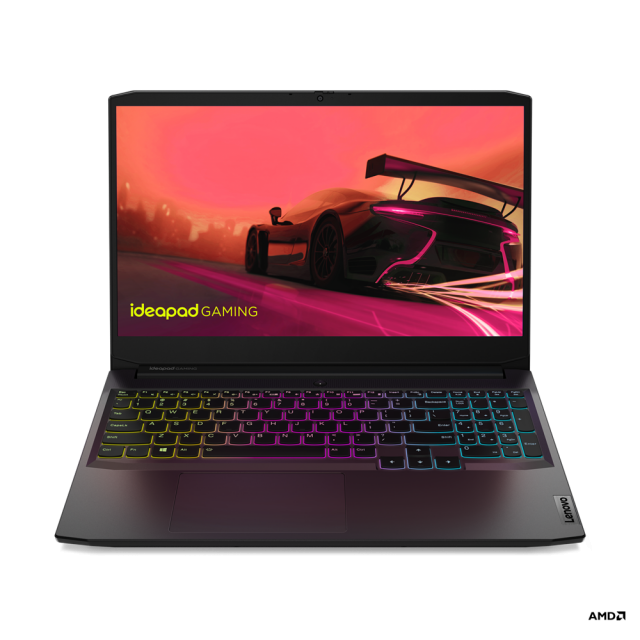 Lenovo IP Gaming 3 15ACH6, Ryzen 5 5500H, 15.6˝ 1920x1080 FHD, RTX2050/4GB, 16GB, SSD 512GB, W11H,