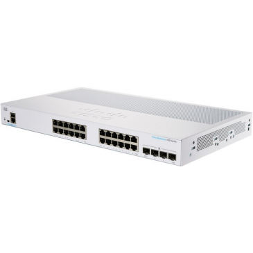 Cisco CBS350 Managed 24-port GE, 4x10G SFP+ - REFRESH