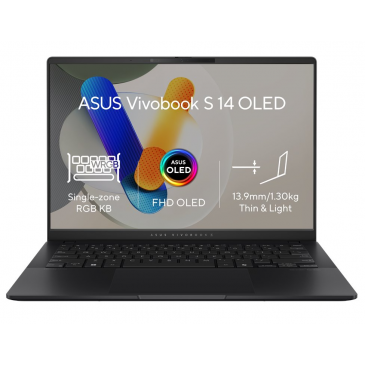 ASUS Vivobook S14 M5406UA-OLED032W, Ryzen 7 8845HS, 14.0˝ 1920x1200 FHD+, UMA, 16GB, SSD 1TB, W11H