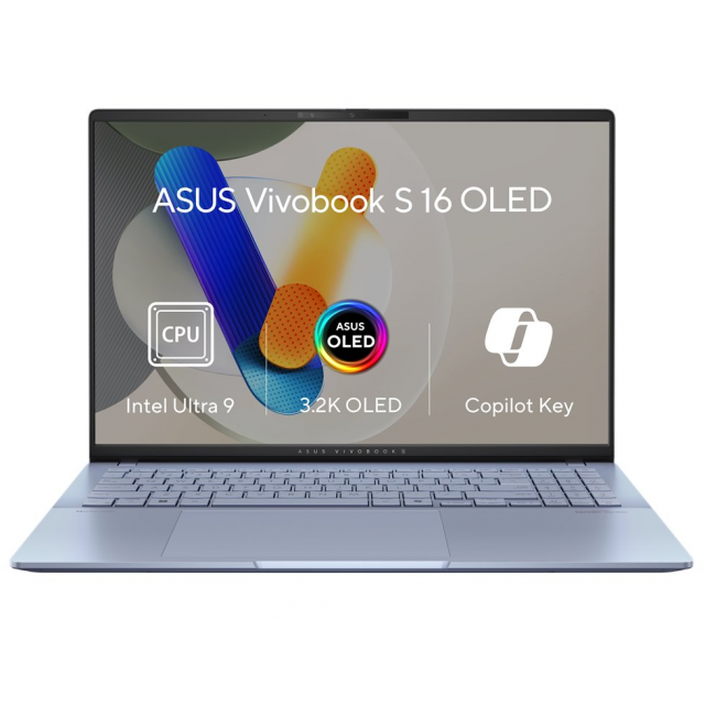 ASUS Vivobook S 16X S5606MA-OLED151X, Ultra 9 Processor 185H, 16.0˝ 3200x2000, UMA, 32GB, SSD 1TB,