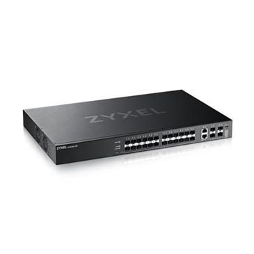 Zyxel XGS2220-30F, L3 Access Switch, 24x1G SFP, 2x10mG RJ45, 4x10G SFP+ Uplink, incl. 1 yr