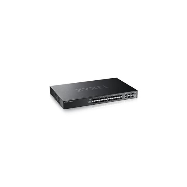 Zyxel XGS2220-30F, L3 Access Switch, 24x1G SFP, 2x10mG RJ45, 4x10G SFP+ Uplink, incl. 1 yr