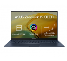 ASUS Zenbook 15 UM3504DA-OLED278W, Ryzen 7 7735U, 15.6˝ 2880 x 1620 2.8K, UMA, 16GB, SSD 1TB, W11H