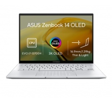 ASUS Zenbook 14 UX3402VA-OLED758X, i7-13700H, 14.0˝ 2880 x 1800, UMA, 16GB, SSD 1TB, W11Pro, NumPad,