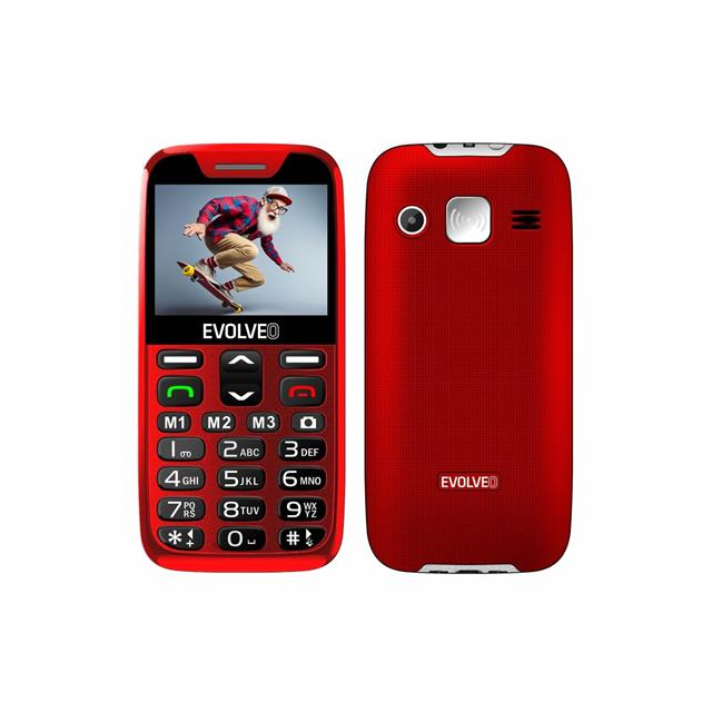 EVOLVEO EasyPhone XR, telefon pro seniory s nabíjecím stojánkem, 2,3" 320 x 240/1xSIM/0,3Mpx