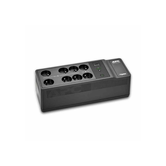 APC Back-UPS 500VA/300W Floor/Wall Mount, 230V, 8x česká zásuvka, USB Type A Port, User Replaceable
