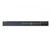 Dell Networking S3124, L3, 24x 1GbE, 2xCombo, 2x 10GbE SFP+ fixed ports, Stacking, IO to PSU airflow