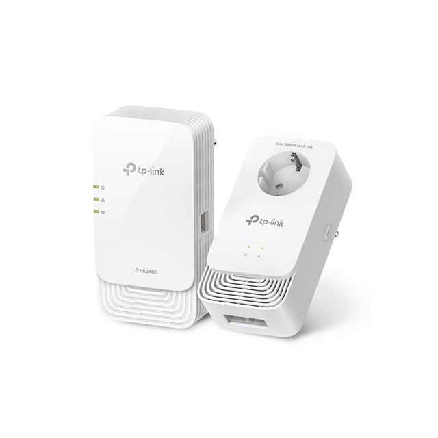 TP-Link PGW2440 KIT Sada powerline adaptéru a zásuvky G.hn2400 s Wi-Fi 6 AX1800