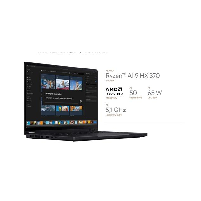 ASUS ProArt PX13 HN7306WI-OLED008X, AI 9 - HX 370, 13.3˝ 2880 x 1800/Touch, RTX 4070/8GB, 32GB, SSD