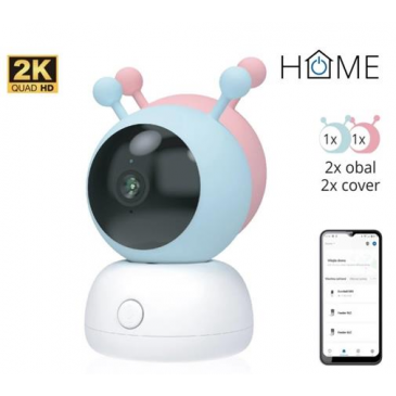 iGET HOME Camera CS2 Baby - bezdrátová kamerová 2K chůvička, 2 obaly v balení, detekce pláče