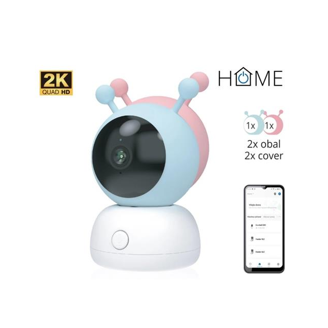 iGET HOME Camera CS2 Baby - bezdrátová kamerová 2K chůvička, 2 obaly v balení, detekce pláče