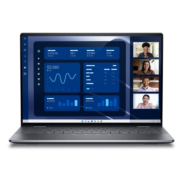 Dell Latitude 9450|U7 165U|32GB|512GB SSD|14" QHD+ Touch|2-in-1|IR Cam & Mic|FgrPr|3 Cell|65W|WLAN