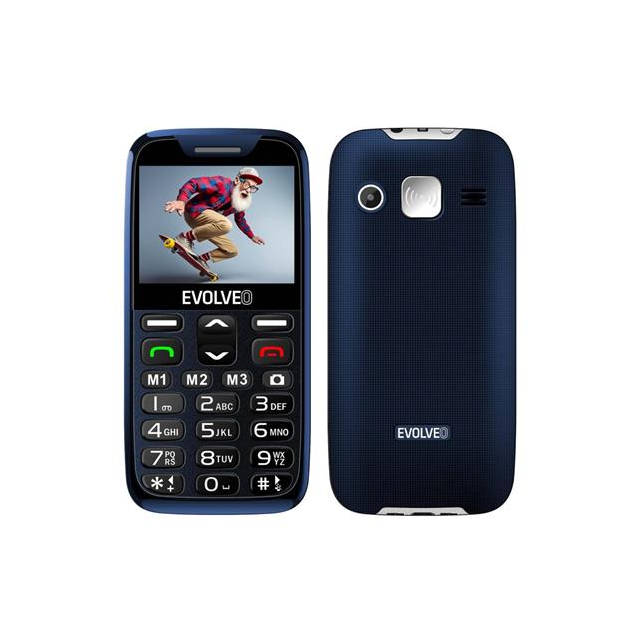 EVOLVEO EasyPhone XR, telefon pro seniory s nabíjecím stojánkem, 2,3" 320 x 240/1xSIM/0,3Mpx