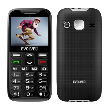 EVOLVEO EasyPhone XR, telefon pro seniory s nabíjecím stojánkem, 2,3" 320 x 240/1xSIM/0,3Mpx