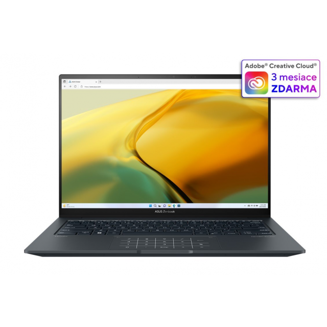 ASUS Zenbook 14 UX3404VC-M9170W, i5-13500H , 14.5˝ 2880x1800, RTX3050/4GB, 16GB, SSD 1TB, W11H