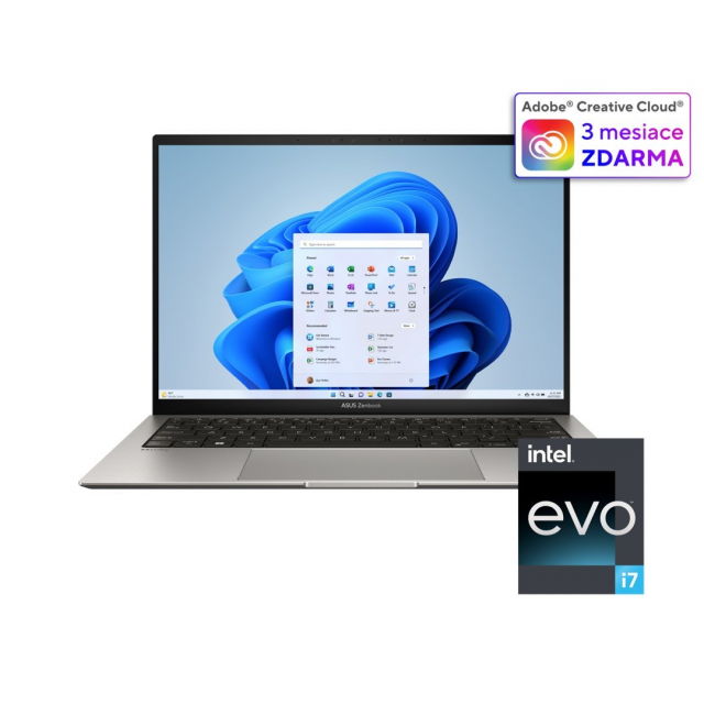 ASUS Zenbook S13 OLED UX5304MA-OLED040W, Intel Ultra 7-155H, 13.3˝ 2880x1800, UMA, 16GB, SSD 1TB,