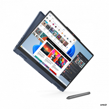 Lenovo IP 5 2in1 14APH9, Ryzen 5 8645HS, 14.0˝ 1920x1200 WUXGA/Touch, UMA, 16GB, SSD 1TB, W11H,