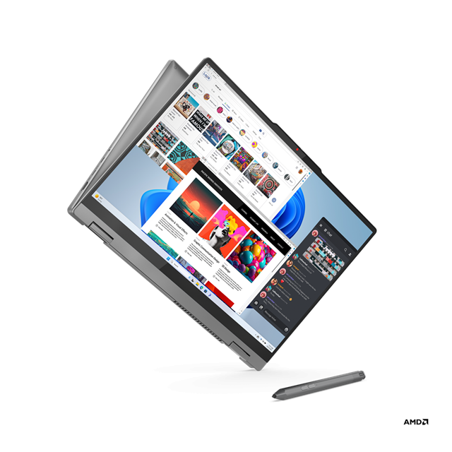 Lenovo IP 5 2in1 16AHP9, Ryzen 5 8645HS, 16.0˝ 2048x1280/Touch, UMA, 16GB, SSD 1TB, W11H, šedý, 2y