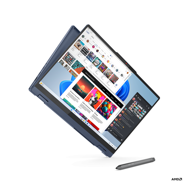 Lenovo IP 5 2in1 16AHP9, Ryzen 7 8845HS, 16.0˝ 2048x1280/Touch, UMA, 16GB, SSD 1TB, W11H, modrý, 2y