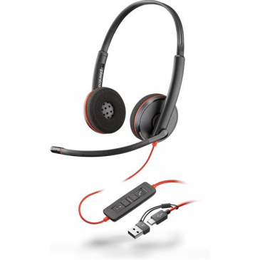 Náhlavná súprava Poly Blackwire 3220 USB-C/A