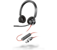 Náhlavná súprava Poly Blackwire 3320 MS USB-C/A