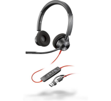 Náhlavná súprava Poly Blackwire 3320 MS USB-C/A