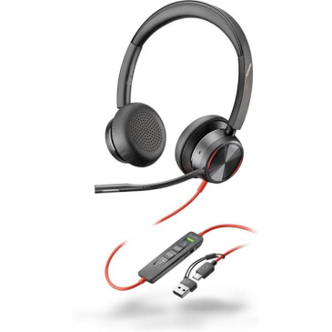 Náhlavná súprava Poly Blackwire 8225 USB-C/A