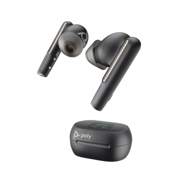 Bluetooth slúchadlá Poly Voyager Free 60+ MS Carbon Black + BT700 USB-C