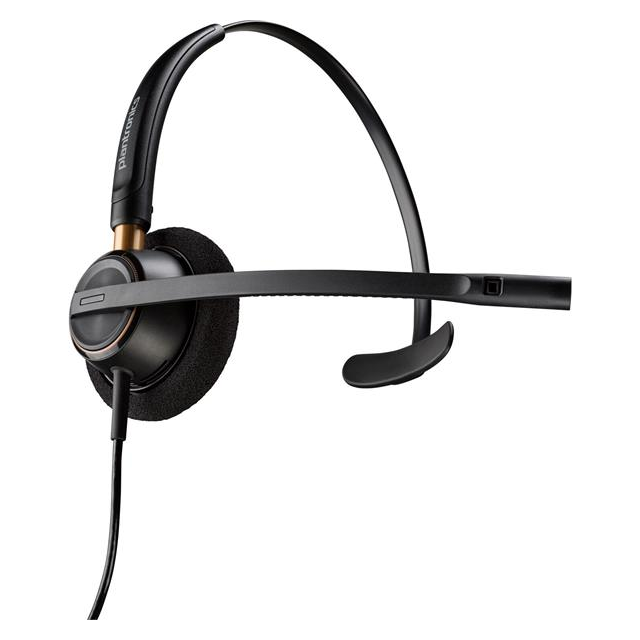 Monofónna náhlavná súprava Poly EncorePro 510 +Quick Disconnect
