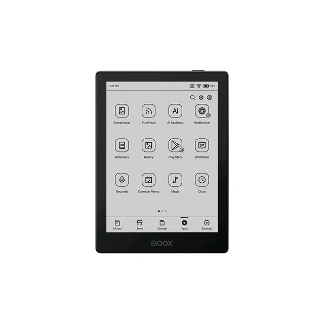 ONYX BOOX GO, E-book, 6, 6" Carta 1300, 32GB, Bluetooth, Android 12, E-ink displej, černý
