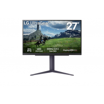 LG 27GS85Q-B 27"W Nano IPS 2560x1440 1ms 5 000 000:1 400cd DP HDMI pivot 180Hz čierny