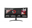 LG 34WR50QK-B 34"W VA LED 3440x1440 5M:1 5ms 300cd DP HDMI 100Hz