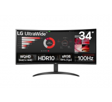 LG 34WR50QK-B 34"W VA LED 3440x1440 5M:1 5ms 300cd DP HDMI 100Hz
