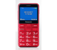 Panasonic KX-TU155EXRN mobilní telefon pro seniory -barevný displej 2,3", fotoaparát, microSD