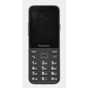 Panasonic KX-TU250EXB mobilní telefon pro seniory -  barevný displej 2,4", fotoaparát, USB-C, 4G,