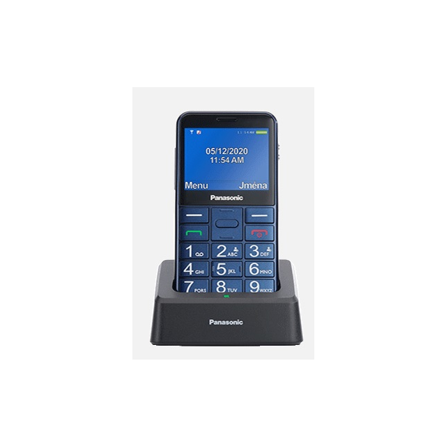Panasonic KX-TU155EXCN mobilní telefon pro seniory -barevný displej 2,3", fotoaparát, microSD