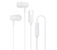 Canyon SEP-5, slúchadlá do uší, integrované ovládanie, hlboké basy, USB-C kábel 1.2m, biele