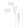 Canyon SEP-5, slúchadlá do uší, integrované ovládanie, hlboké basy, USB-C kábel 1.2m, biele