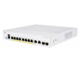 Cisco CBS250-8FP-E-2G (8xGbE,2xGbE/SFP combo,8xPoE+,120W,fanless) - REFRESH