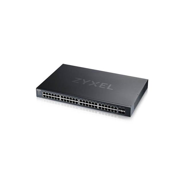 Zyxel XGS1935-52, 52 Port Lite-L3 Smart Managed Switch, 48x Gigabit Copper and 4x 10G SFP+, hybrid