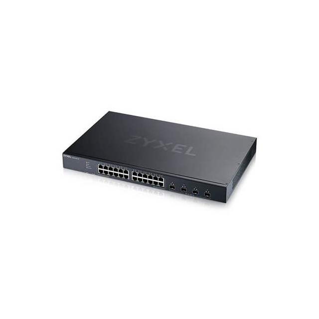 Zyxel XGS1935-28, 28 Port Lite-L3 Smart Managed Switch, 24x Gigabit Copper and 4x 10G SFP+, hybrid